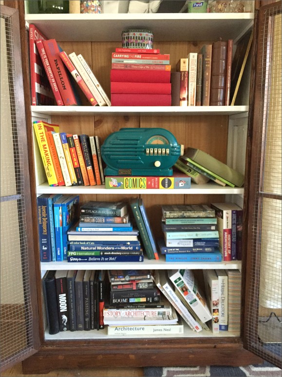 Bookshelf Before 